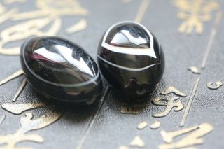 Exquisite Chinese natural agate Amulet dzi Pendants P20 2
