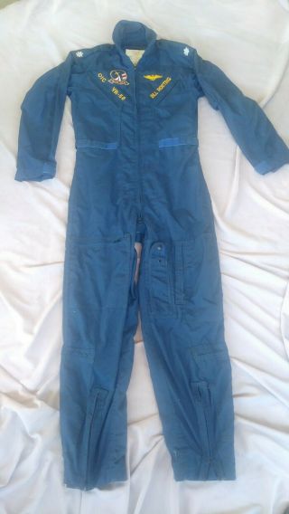 Us Navy Cwu - 73/p Vr - 56 Globemaster Flight Suit Fully Patched Direct Embrioderd
