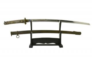 WWII Japanese Samurai Sword NCO SHIN GUNTO Katana World War 2 BLADE 4