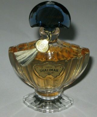 Vintage Guerlain Shalimar Perfume Bottle 1/2 Oz Sealed/full - 1983