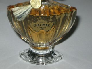 Vintage Guerlain Shalimar Perfume Bottle 1/2 OZ Sealed/Full - 1983 4