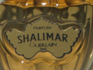 Vintage Guerlain Shalimar Perfume Bottle 1/2 OZ Sealed/Full - 1983 5