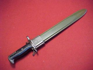 WWlI US M1 GARAND BAYONET 10 INCH ONEIDA LTD RARE 1943 DATED VERSION 12