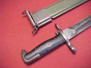 WWlI US M1 GARAND BAYONET 10 INCH ONEIDA LTD RARE 1943 DATED VERSION 4