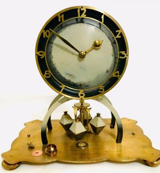 Antique Rare euramca trading company german table Anniversary clock. 2