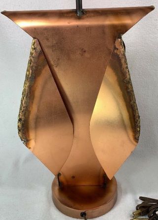 Brutalist Copper Brass Handcrafted Owl 28.  5 