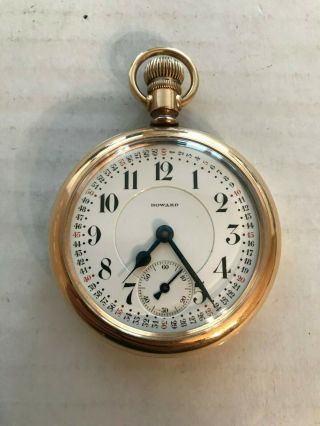 Antique E.  Howard Yellow Gold Filled Pocket Watch 21 Jewels -