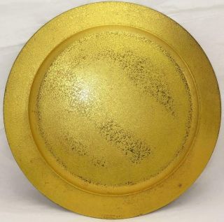 TIFFANY STUDIOS York Gilt Gold DORE Bronze Plate 1737 Signed 9 