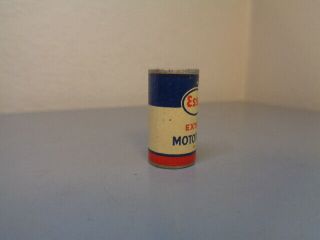 LEGO DENMARK VINTAGE 1950 ' S WOOD ESSO EXTRA MOTOR OIL CAN ULTRA RARE ITEM VG 3