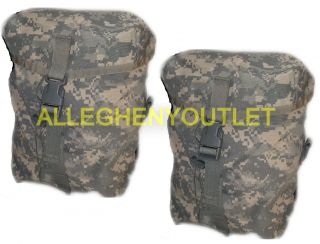 2 Two Sustainment Pouches Molle Ii Acu Us Army Military Rucksack Back Pack Vgc