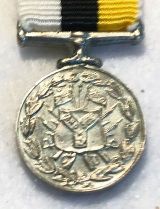 Period contemporary Victorian ROYAL NIGER COMPANY ' S MINIATURE MEDAL Silver 2