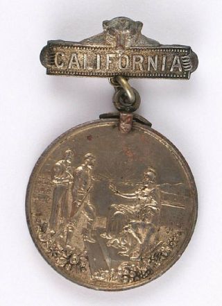 Named California Spanish - American War Service Medal 2698 (item 5472)