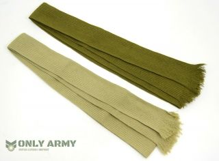 British Army No2 Dress Neck Tie Uniform Tie Wool Cloth Fad Tie Khaki & Stone Ww2