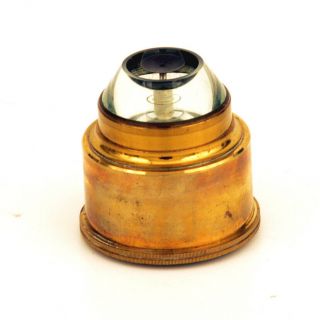 C.  19th Smith&beck Brass Microscope Parabolic Condenser Lens