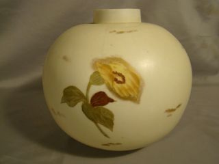 Fine Antique Hand Painted Rudolstadt Porcelain Iris Flowers Vase 1882 - 1918 3