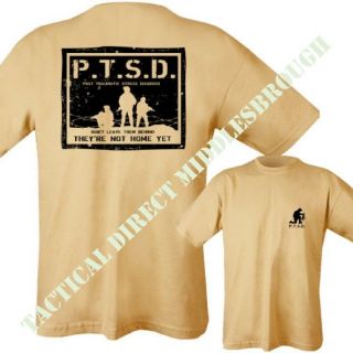 Military Ptsd T - Shirt Men S - 3xl 100 Cotton Top British Army Para Marine Soldier