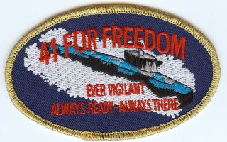 41 For Freedom Bc Patch Cat No C6747