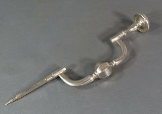 Antique French Medical Surgical Trephine Trepanning Craniotomy Skull Drill Brace 5