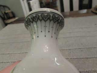 Antique Chinese Republic Period Qing Dynasty Calligraphy Signed Porcelain Vase 5