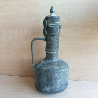 61 Old Antique Islamic Arabic / Saudi / Yemeni Dallah Copper Pot