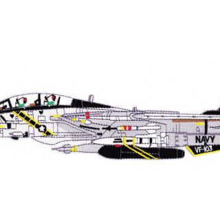 F - 14B Tomcat VF - 103 Patch Detailed Sideview 2