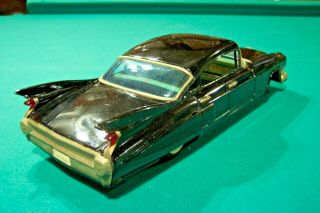 Vintage 1959 Cadillac tin sedan by Bandai friction motor 4