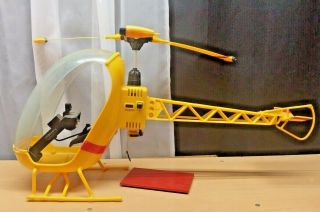 Vintage Hasbro Gi Joe Yellow Helicopter Adventure Team 1970 