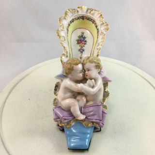 Meissen Antique Porcelain Figurine - Shoe With Cupids