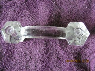 ANTIQUE GLASS DRAWER PULLS 6