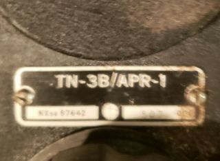 Military Radio Receiver Tuning Module TN - 3B/APR - 1 for Scott RDO or AN/APR - 1 WWII 2