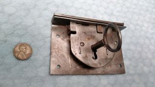 Carpenter Chest Lock Box Large Semi - mortise Restored 3