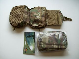 Bcb Multicam Mtp Army Style Folding Wash Bag Small Medic Pouch - Zip Closure Bag