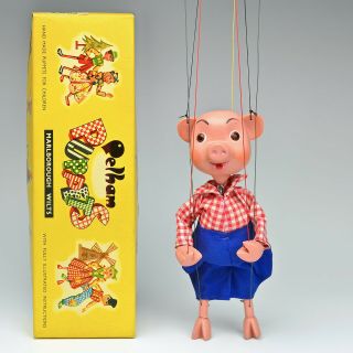 Vintage Pelham Puppet - Sl Pinky - Box