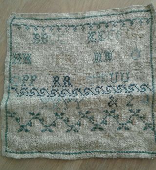 Vintage Cross Stitch Sampler