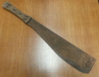 Antique Village Blacksmith 21 3/4” Long Corn Cane Knife 6 Pins Farm Tool