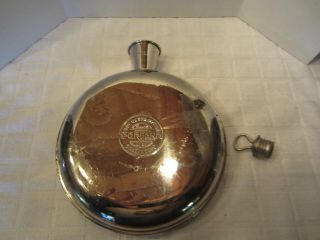 Portland Vintage Metal Hot Water Bottle/bed Warmer Patent 1906