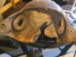 WWII RAF Battle of Britain Flying Helmet,  D Oxygen Mask & MK IIIa Goggles 8