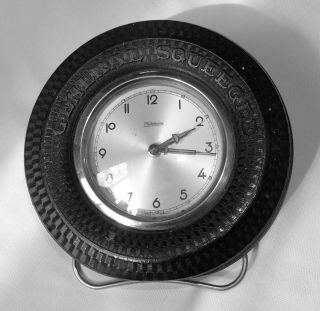 General Squeegee Tire Vintage Promotional Advertising Alarm Clock 1930s