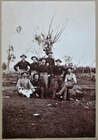 SAW Cabinet Photo: Group of Soldiers Most Likely in Cuba 3