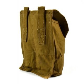 Polish army pouch.  Magazines cartridges ammo pouch bag canvas 1950 ' s 3