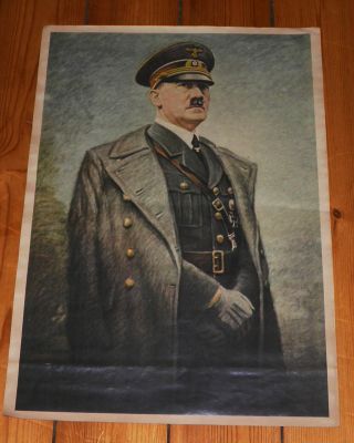 Rare Adolf Hitler Poster (plakatt)