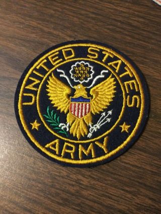 United States Army 4 " Round Patch