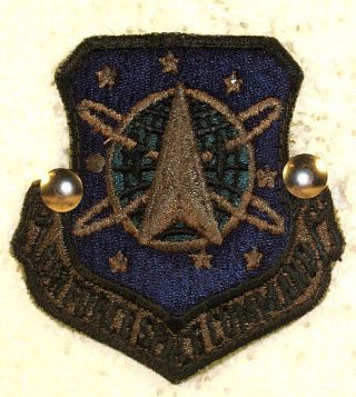 Usaf Us Air Force Space Command Insignia Badge Subdued Patch V 1
