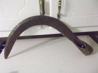 Antique Primitive Hand Forged Farm Tool Hand Scythe / Sickle Tool Estate Find