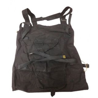 Ussr Soviet Vintage Duffel Bag Navy Backpack In Black Color