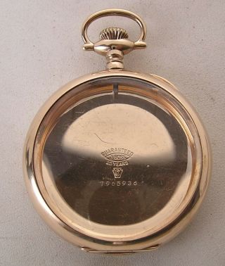 Stunning E.  Howard Marked 16s J.  Boss 25 Year Gold Filled O/f Pocket Watch Case