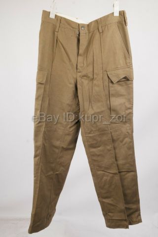 Sz.  48 - 3 Cotton Afganka Soviet Sand Camo Field Uniform Kgb Pants