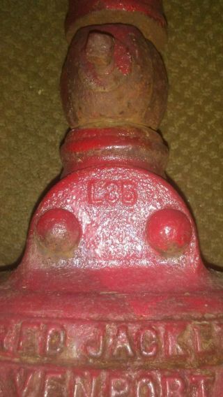 Vintage L35 Red Jacket Cast Iron Antique Hand Water Well Pump = BROKEN 4