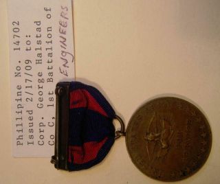 1899 Philippine Insurrection Numbered Id 