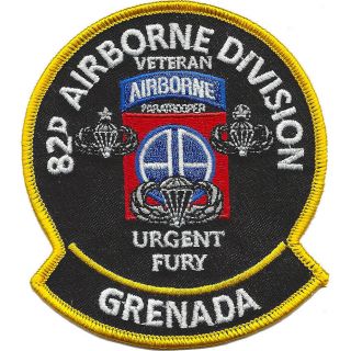 82nd Airborne Division Urgent Fury Grenada Patch